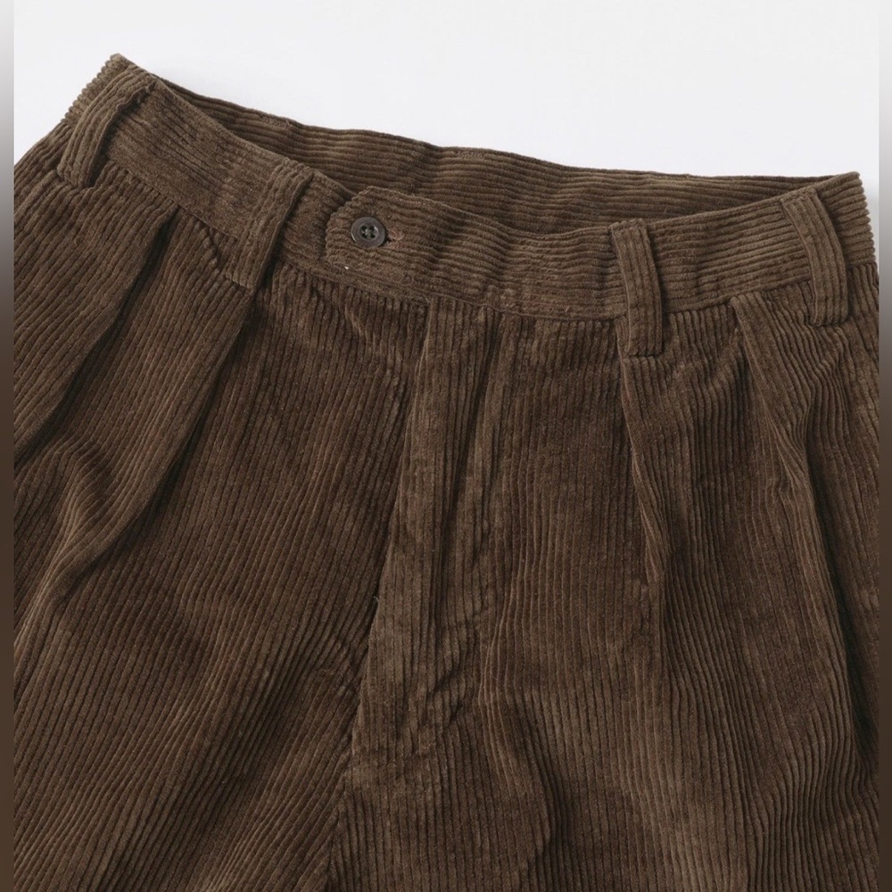 Bronson NS Corduroy Pants Men Pleated Casual Trousers Slacks Workwear OLD MONEY - Picture 12 of 12